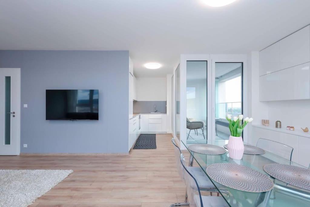 Danubius One - Spacious W Free Parking Apartment Bratislava